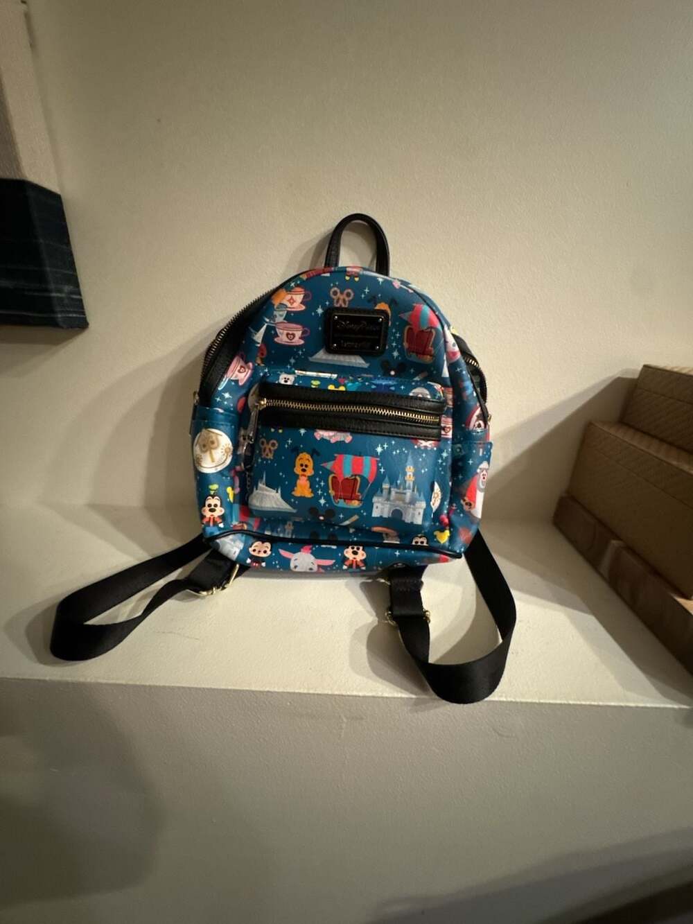 Loungefly Disney Parks Chibi Icons Characters & Attractions Mini Backpack